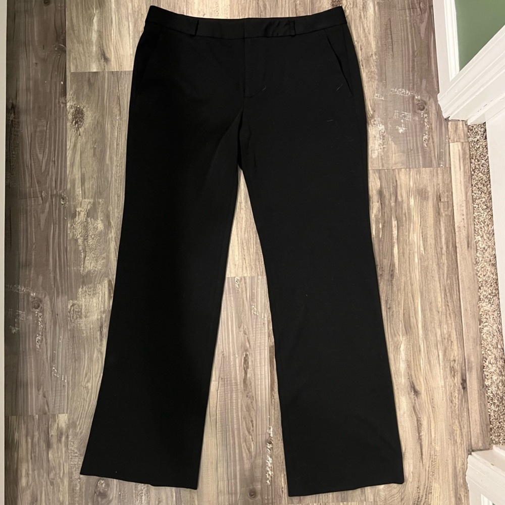 Banana Republic Factory Logan Trouser, Black, Size 12